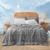 Cozy Bliss Seersucker Cooling Comforter – Lightweight Blanket Breathable & Soft Summer Bedding for Hot Sleepers - 4 of 4