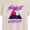 Women's - Disney Villains - Cruella Savage Oversized Graphic T-Shirt - 2 of 4