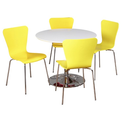 Yellow round online chair