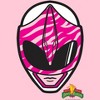 Girl's Power Rangers Pink Ranger Helmet T-Shirt - 2 of 4