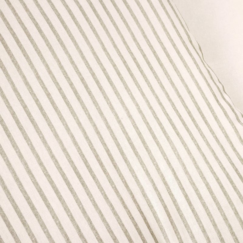 Farmhouse Stripe Reversible Cotton Comforter & Sham Set - Lush D&#233;cor, 5 of 16