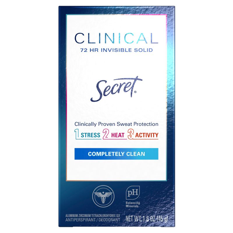 Secret Clinical Strength Completely Clean Invisible Solid Antiperspirant & Deodorant, 3 of 14