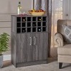 Roula Mid Century Wine and Bar Cabinet - Christopher Knight Home - 2 of 4