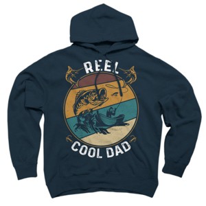 Adult Design By Humans Reel Cool Dad Fishing Boat Trip By KangThien Pullover Hoodie - 1 of 2