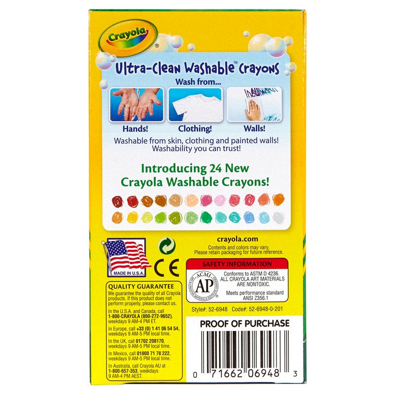 Crayola  48ct UltraClean Crayons Washable, 4 of 5