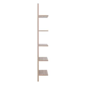 47" x 11.7" Wide Vertical Column Wall Shelf Weathered Oak - Danya B.