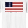 Americana United States Est 1776 Men's White T-Shirt - 2 of 3