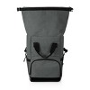 MLB Kansas City Royals On The Go Roll-Top Cooler Backpack - Heathered Gray - 2 of 4