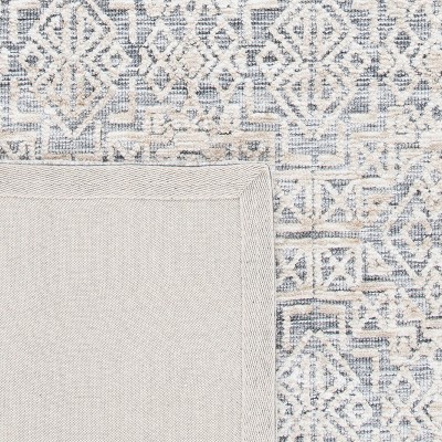 Gray Hand-Tufted Wool Rectangular Area Rug 4' x 6'