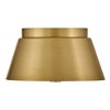 Lark Tess 2 - Light Flush Mount in  Lacquered Brass - 3 of 4