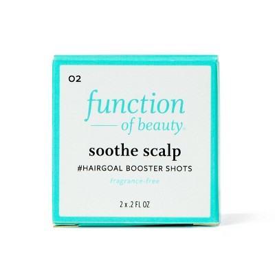 Function of Beauty Soothe Scalp #HairGoal Add-In Booster Treatment Shots with Wood Sugar - 2pk/0.2 fl oz