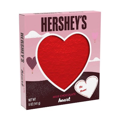 Hershey's Valentine's Solid Milk Chocolate Heart - 5oz