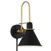 Crystorama Lighting Medford 1 - Light Sconce in  Matte Black - image 2 of 4