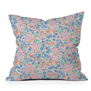 Deny Designs 20"x20" Schatzi Brown Laural Throw Pillow Ditsy Ivory - 1 of 4