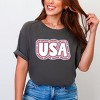 Simply Sage Market USA Outline Garment Dyed Tee - 2 of 4