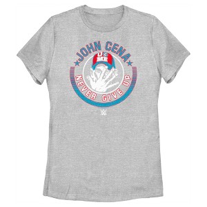 Women's WWE John Cena Never Give Up Logo T-Shirt - 1 of 4