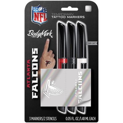 NFL Atlanta Falcons Temporary Tattoo Marker - 3pk