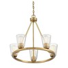 Savoy House Calhoun 5 - Light Chandelier in  Warm Brass - 2 of 2
