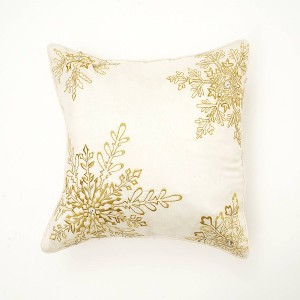 Anybear 18x18 Embroidery Bead Stylish Cushions - 1 of 4