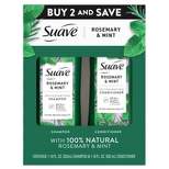 Suave Professionals Invigorating Shampoo and Conditioner for Dry and Damaged Hair Rosemary and Mint 18 fl oz/2ct