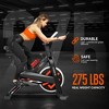 SQUATZ Stationary Exercise Bike with 8 Resistance Settings - Black - 3 of 4