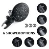 ONWITH Classic High Pressure Single Handle 6-Spray Patterns Rain shower Head with Handheld Shower - 3 of 4