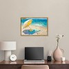 Art Remedy Morning Beach View Colorful Coastal Wall Art Framed - 2 of 4