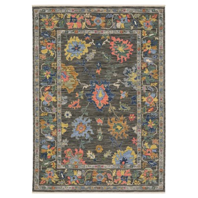 Oriental Weavers Lucca 2889E Grey / Multi Indoor Area Rug - 3'3" x 5'