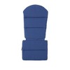 Okak Outdoor Chair Cushions with Water-Resistant Cover, Patio Chair Cushions with No-Slip Ties, Outdoor Cushions for Adirondack - 3 of 4