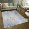LunaLulinlk White Multi 5 ft. 3 in. x 7 ft. Area Rug - 2 of 4