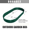 Galvanized Steel Oval Outdoor Raised Garden Beds Anti-Rust Metal Planter Box for Garden (2-Pack) - 2 of 4