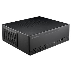 SilverStone Technology Milo 11 Slim & Compact Micro-ATX enclousre for Office or Home Theater, Requires TFX PSU (Sold Separately), SST-ML11B - 1 of 4