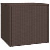 vidaXL Side Tables 3 pcs Brown Poly Rattan - image 3 of 4