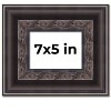 PosterPalooza | Photo Size 3.5" Wide Ornate Black Frame - UV Acrylic, Foam Board Backing, Hanging Hardware - 2 of 4
