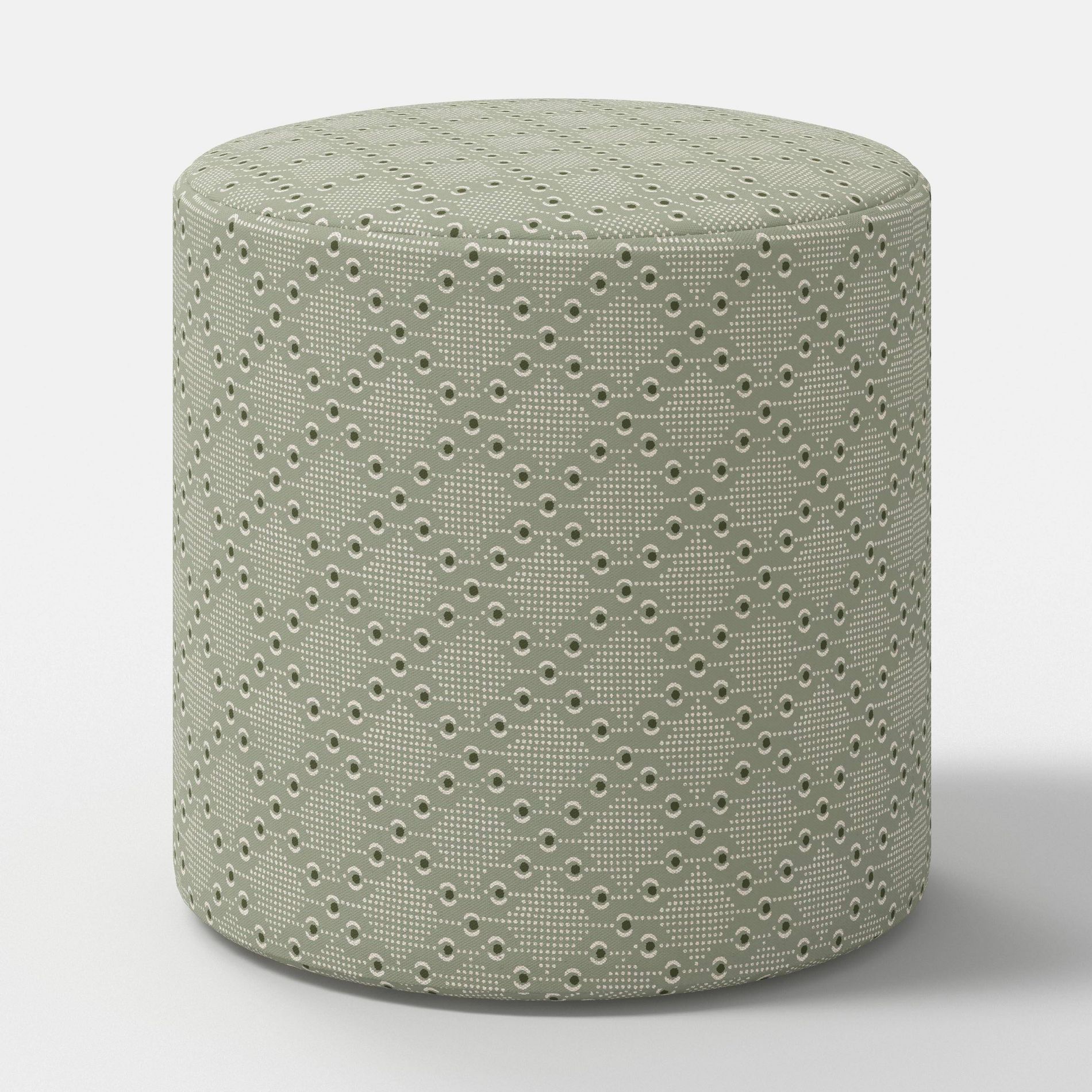 Tambor Ottoman Dottie Geo Moss - Threshold™