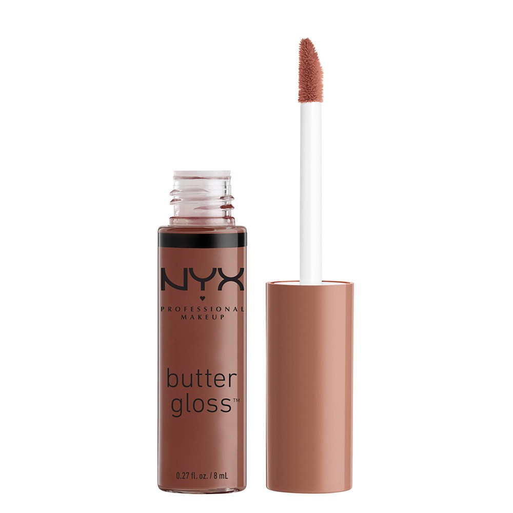 Photos - Other Cosmetics NYX Professional Makeup Butter Lip Gloss - 17 Ginger Snap - 0.27 fl oz 