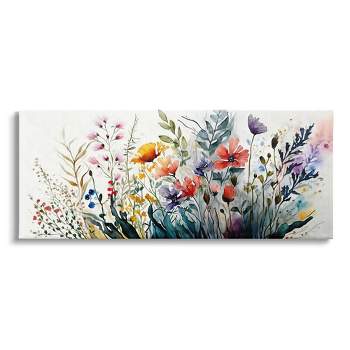 Stupell Industries Bold Floral Hues Blooming Nature Gallery Wrapped Canvas Wall Art