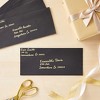 Paper Junkie 100 Pack #10 Black Business Envelopes with Gummed Seal for Invitations, Checks, Mailing Letters - 4 of 4