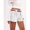 Women's Casual fashion high waisted shorts - 3 of 4