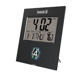 Keyscaper Marvel Fantastic 4 Badge Wall Clock - 1 of 3