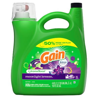 Gain 2x Moonlight Breeze Liquid Laundry 