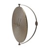 Metal Wall Clock – Bronze Iron Design – 16.25"H Suspended Style By Melrose - 3 of 3