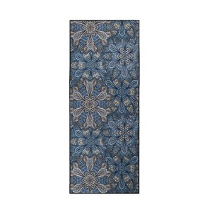 Floral Bohemian Non-Slip Indoor Outdoor Area Rug by Blue Nile Mills - 1 of 4
