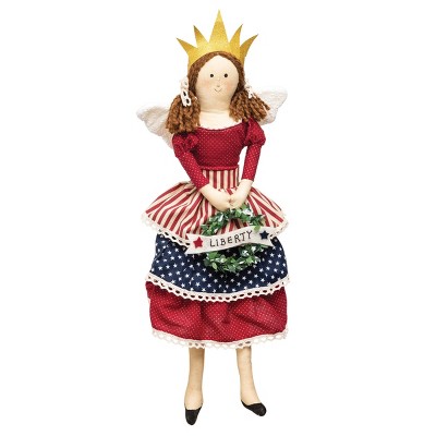 Gallerie II Lady Liberty Angel Patriotic July Fourth Figurine
