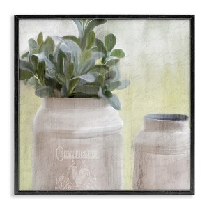 Stupell Industries Farmhouse Mill Can with Greenery, 24" x 24" - 1 of 4