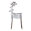 Transpac Metal 19 in. Gray Christmas Reindeer Candle Holder - 2 of 4