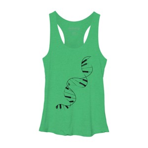 Women's Design By Humans DNA Piano By Tobiasfonseca Racerback Tank Top - 1 of 3