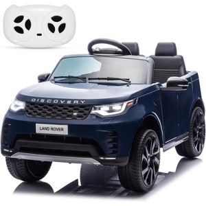 12V Kids Electric Ride On Car, 2 Motors, 3 Speed Settings, Parent Remote Control, Safety Belt, LED Lights & Music - 1 of 4