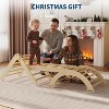 Baby Foldable Wooden Climbing Set - Indoor Jungle Gym with Arch, Ramp & Ladder, Toddler Climber Toys, Ideal Christmas Gift for Kids - 3 of 4
