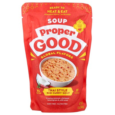 Proper Good, Thai Style, Red Curry Soup, Medium, 12 oz